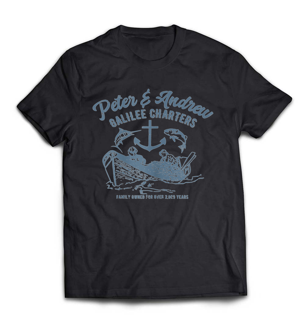 Christian Funny Fishing T-Shirt: Reel in the Laughs with Faith